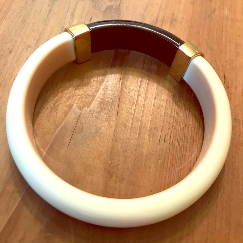 Tory Burch Two Tone Bangle Bracelet